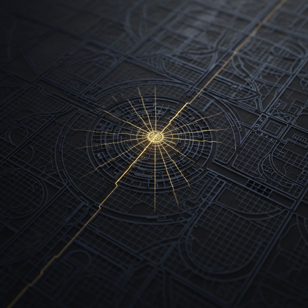 Architectural blueprint — the detail that determines everything