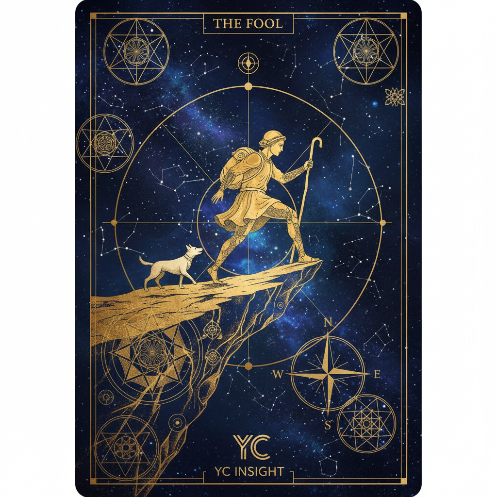 The Fool steps off the cliff alone — the truest test of solo capability