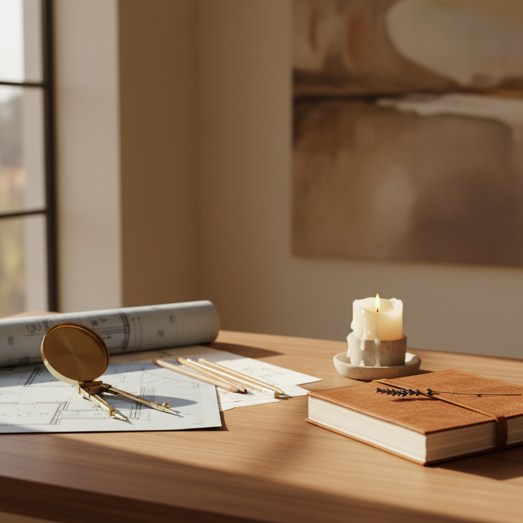 A desk with two distinct types of tools laid out — applying both tracks to a real decision
