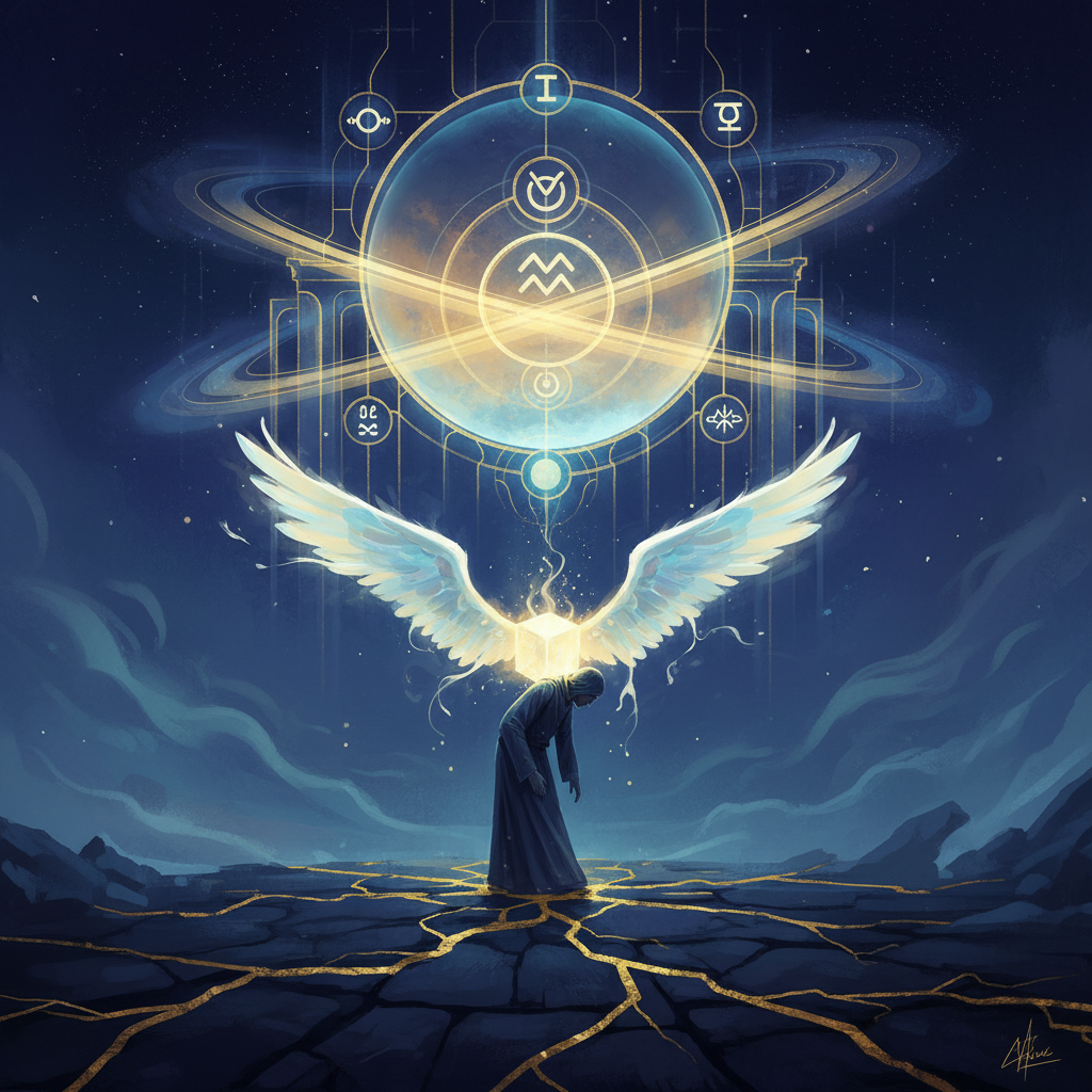 Saturn and celestial architecture — burden becoming formation, depth and resilience