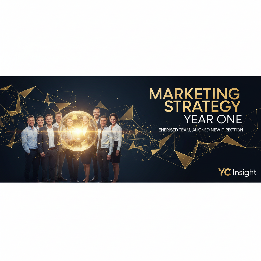 Year one energy — team aligned around a new marketing direction