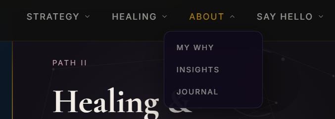 YC Insight — Navigation — About dropdown